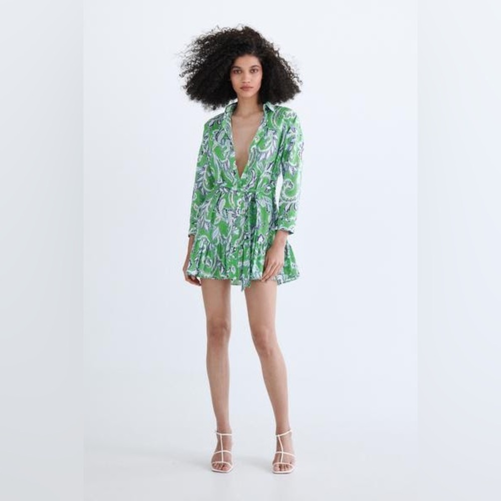ZARA Cotton Mini Dress
